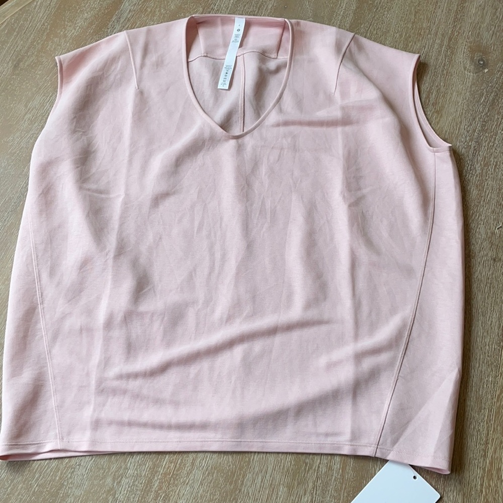 Lululemon Capped Short Sleeve Tee Pink Size 6 - Picture 4 of 8